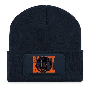 Basket Ball - Recycelte Patch Beanie - French Navy - Vorne