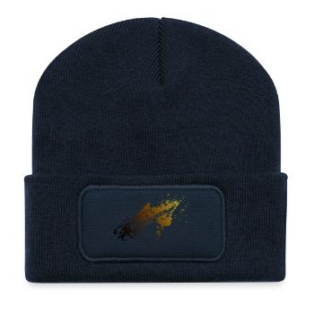 SCHRAUBER - Recycelte Patch Beanie - French Navy - Vorne