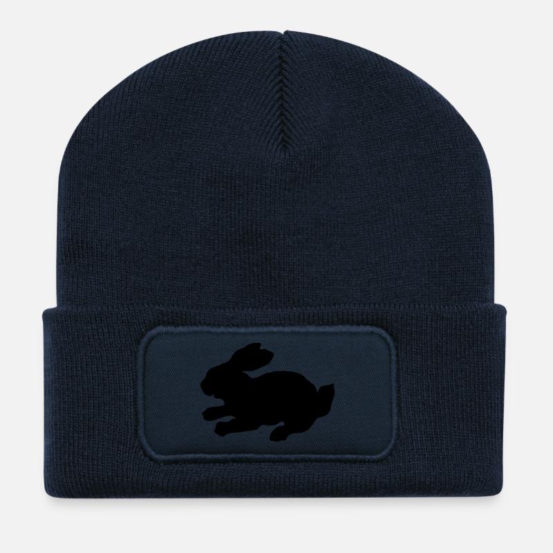 Hase - Recycelte Patch Beanie - French Navy