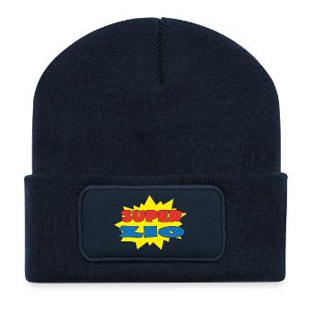 Super zio - Recycelte Patch Beanie - French Navy - Vorne