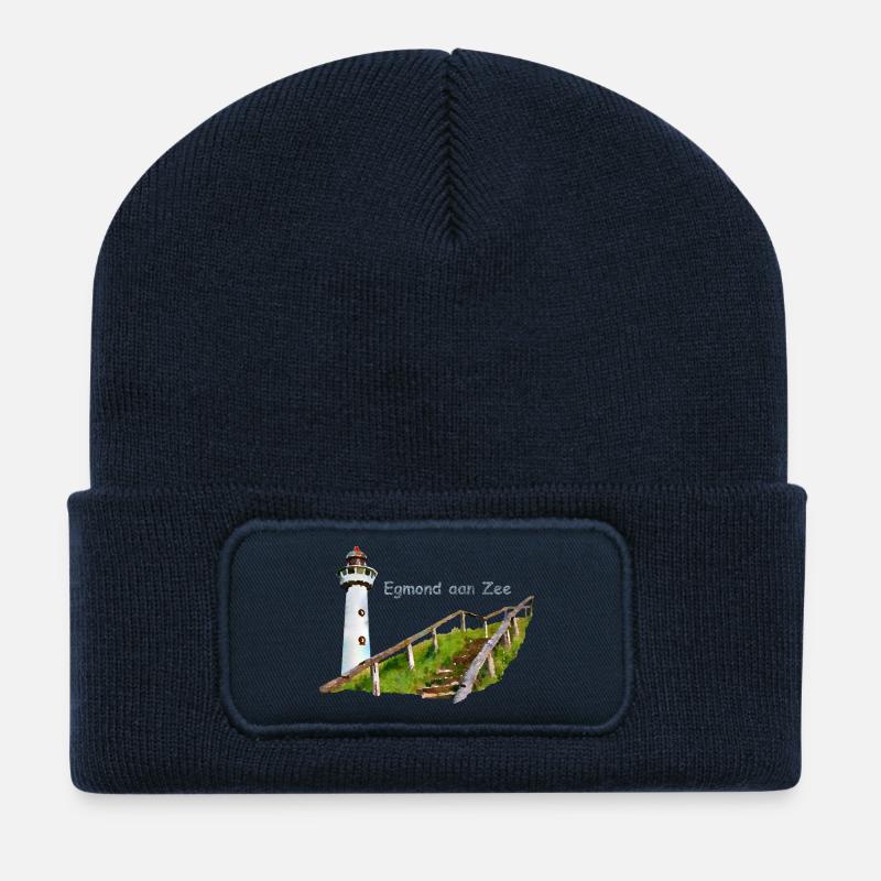 Egmond aan Zee - Recycelte Patch Beanie - French Navy