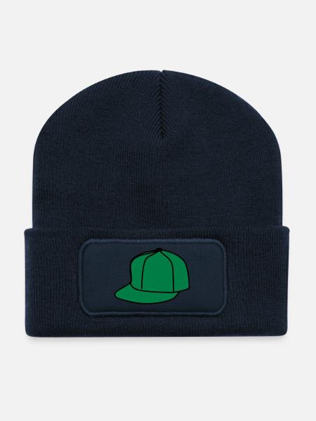 Cap - Recycelte Patch Beanie - French Navy