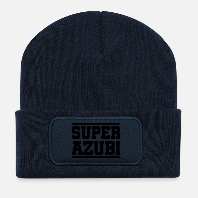 super azubi - Recycelte Patch Beanie - French Navy
