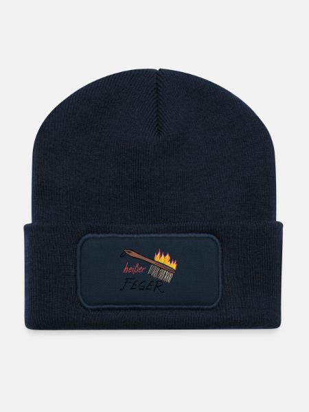 Heißer Feger - Recycelte Patch Beanie - French Navy