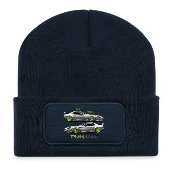 My thing is tuning - Recycled Patch Beanie - french navy - Front
