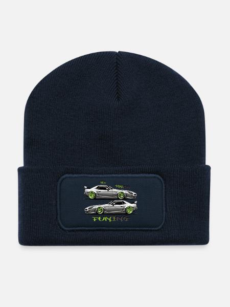 Mein Ding ist Tuning - Recycelte Patch Beanie - French Navy