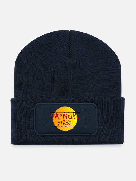 Daimoku First - Recycelte Patch Beanie - French Navy