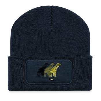 9 Giraffen - Recycelte Patch Beanie - French Navy - Vorne