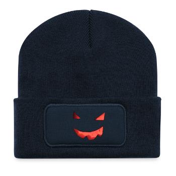 Kürbisgesicht - Recycelte Patch Beanie - French Navy - Vorne