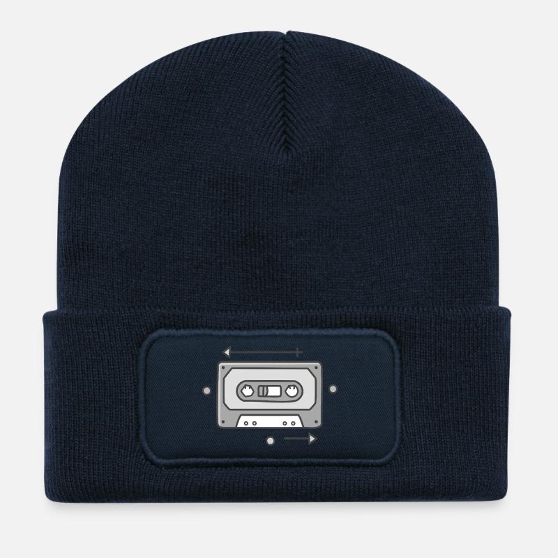 MIXTAPE III - Recycelte Patch Beanie - French Navy