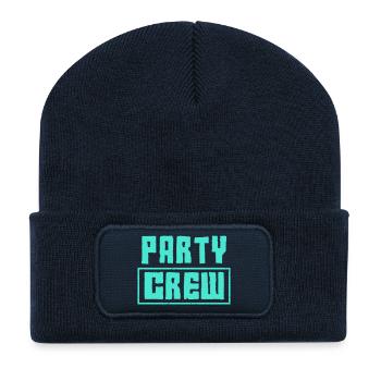 Party Crew - Recycled Patch Beanie - french navy - Front