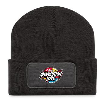 Revolution Love - Recycled Patch Beanie - dark grey - Front