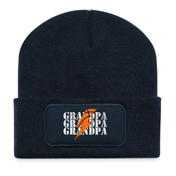 Basketball Blitz Power Design - Recycled Patch Beanie - french navy - Front