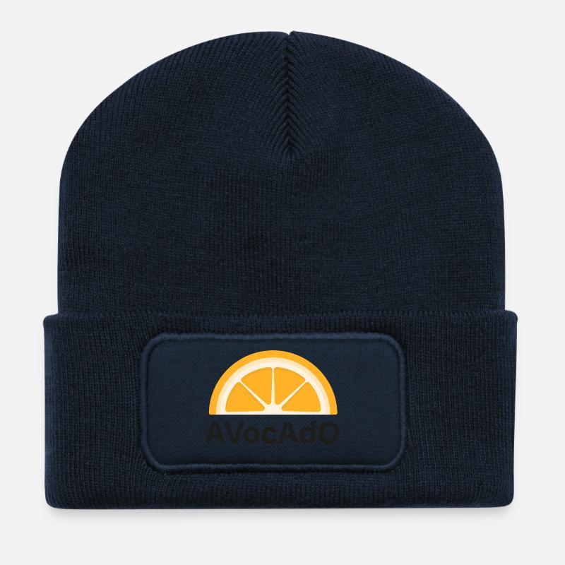 CRAZY FRUITS Collection - Beanie recyclé à patch - bleu marine