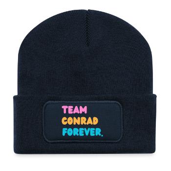 Team Sommer für immer - Recycelte Patch Beanie - French Navy - Vorne