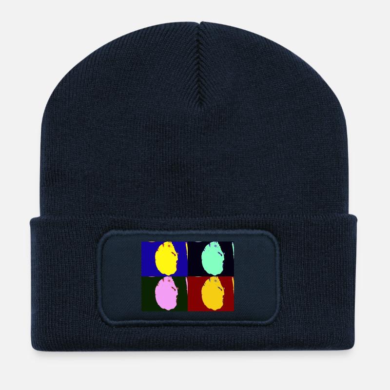 Schalenkopf - Recycelte Patch Beanie - French Navy