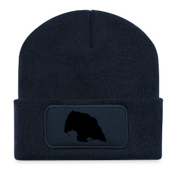 Fehmarn - Recycelte Patch Beanie - French Navy - Vorne