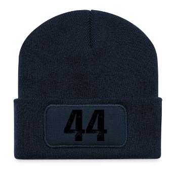 44 Number Leotard - Recycled Patch Beanie - french navy - Front