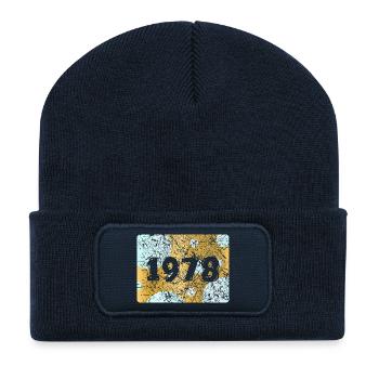 Zahl 1978 - Recycelte Patch Beanie - French Navy - Vorne