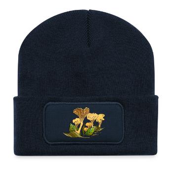 Pilze - Recycelte Patch Beanie - French Navy - Vorne