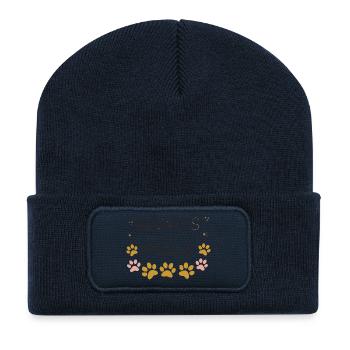Always on your feet - Recycled Patch Beanie - french navy - Front