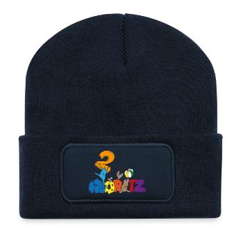 Moritz celebrates his 2nd birthday - Recycled Patch Beanie - french navy - Front