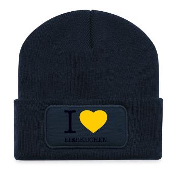 I love pancakes - Recycled Patch Beanie - french navy - Front