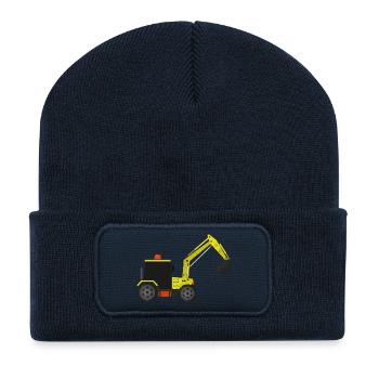 Bagger - Recycelte Patch Beanie - French Navy - Vorne