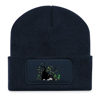 cat - Recycled Patch Beanie - french navy - Front