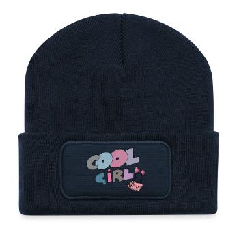 Cool Girl  - Recycelte Patch Beanie - French Navy - Vorne