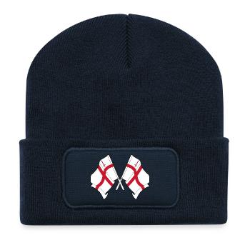 City of London Crossed Flags - Recycled Patch Beanie - french navy - Front