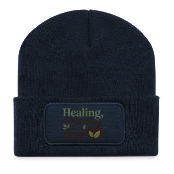 Elite Clinical Botanical Infusion Specialists  - Recycled Patch Beanie - french navy - Front