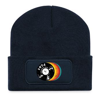 1974 Greatest Hits - Recycled Patch Beanie - french navy - Front