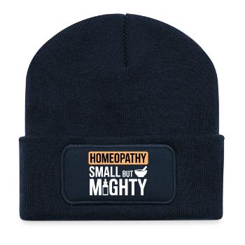 Spécialiste certifié en dilution clinique en vêtements - Beanie recyclé à patch - bleu marine - Devant