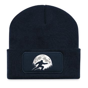 Escrime Bigfoot - Beanie recyclé à patch - bleu marine - Devant