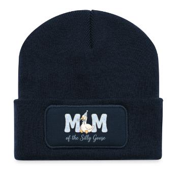 MoM der Dummen Gans - Recycelte Patch Beanie - French Navy - Vorne
