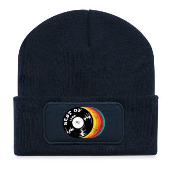 Le meilleur de 1966 - Beanie recyclé à patch - bleu marine - Devant