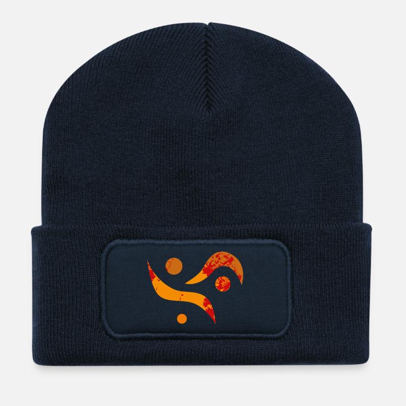 Yoga design_35 - Recycled Patch Beanie - french navy