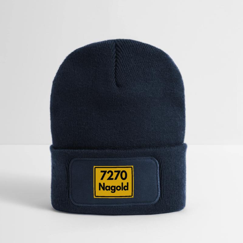 OLD POSTCODE POSTCODE 7270 NAGOLD HEIMATSTOLZ Recycled Patch Beanie
