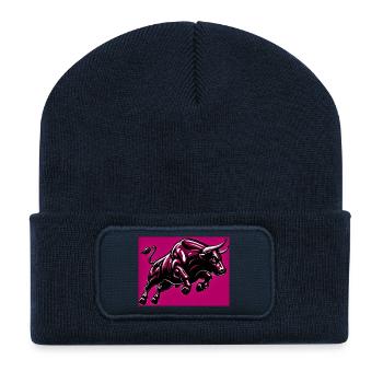 Stier - Recycelte Patch Beanie - French Navy - Vorne