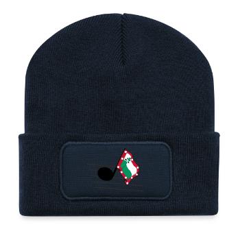 Meppel Day Musikflagge – Stadtstimmung - Recycelte Patch Beanie - French Navy - Vorne