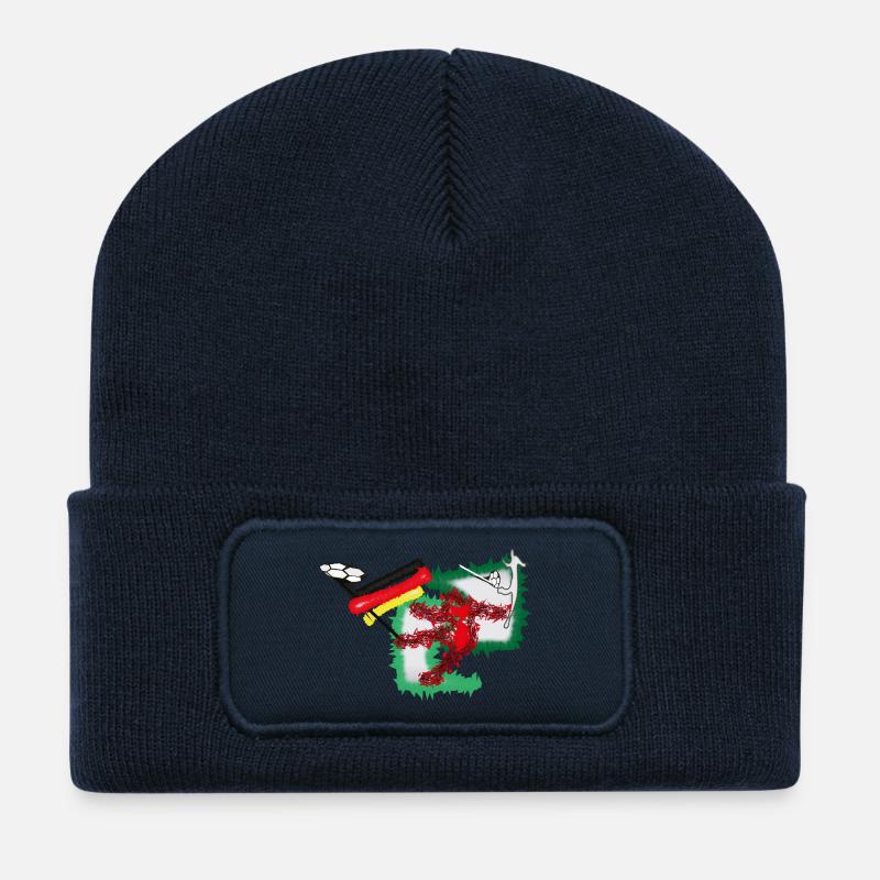 Soccer Soccer Players - Recycled Patch Beanie - french navy