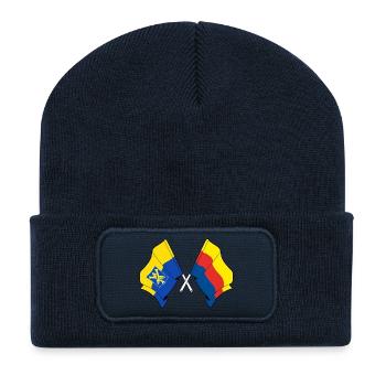 Zandvoort & North Holland United - Beanie recyclé à patch - bleu marine - Devant