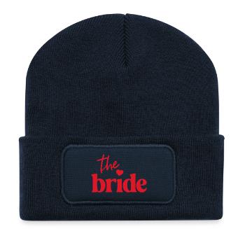 The Bride! Herz - Recycelte Patch Beanie - French Navy - Vorne