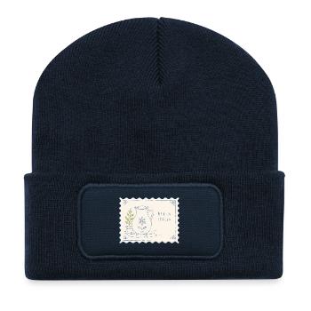 Bella Italia Keramikkrug - Recycelte Patch Beanie - French Navy - Vorne