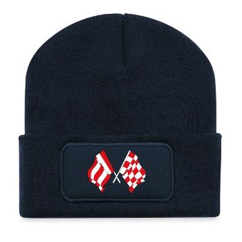 Eindhoven & Brabant United - Recycelte Patch Beanie - French Navy - Vorne