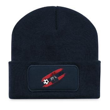 Autriche Football Maillot Supporter Austria Foot - Beanie recyclé à patch - bleu marine - Devant