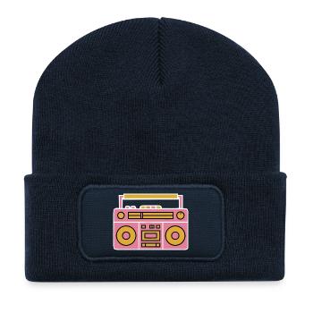Cassette recorder Cassette recorder - Recycled Patch Beanie - french navy - Front