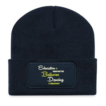 Waltz Couple Dance - Recycled Patch Beanie - french navy - Front
