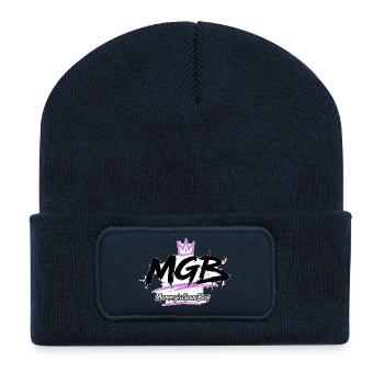 MGB – Le bon garçon de maman - Beanie recyclé à patch - bleu marine - Devant
